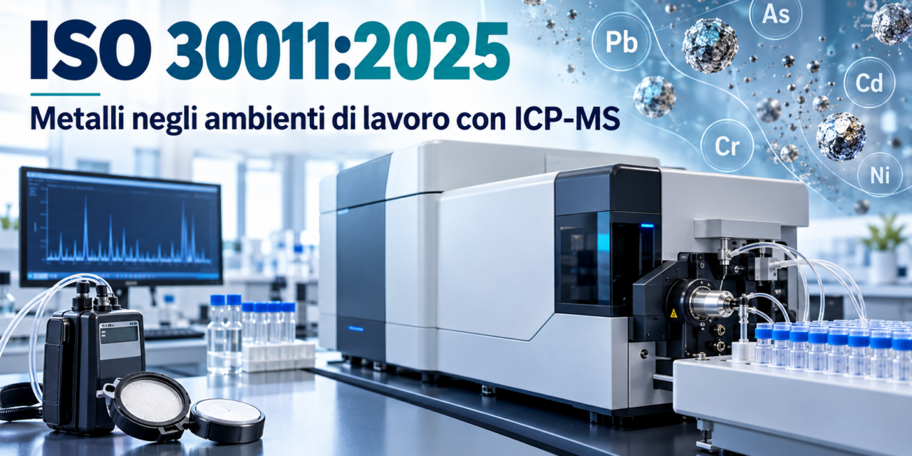ISO 30011:2025: metalli negli ambienti di lavoro con ICP-MS. Guida tecnica per i laboratori
