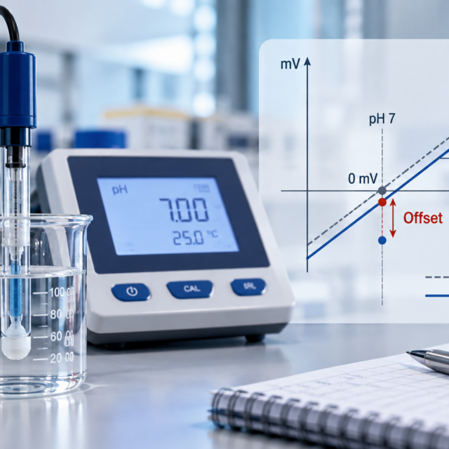Potenziale di asimmetria dell’elettrodo pH: cosa significa davvero e come tenerlo sotto controllo