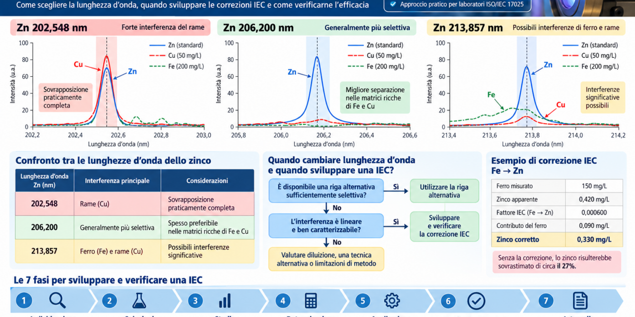 Interferenze spettrali ICP-OES: come sviluppare e verificare le correzioni IEC