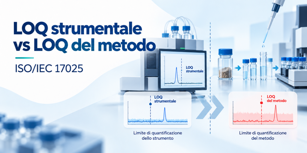 LOQ strumentale e LOQ del metodo: perché non sono la stessa cosa